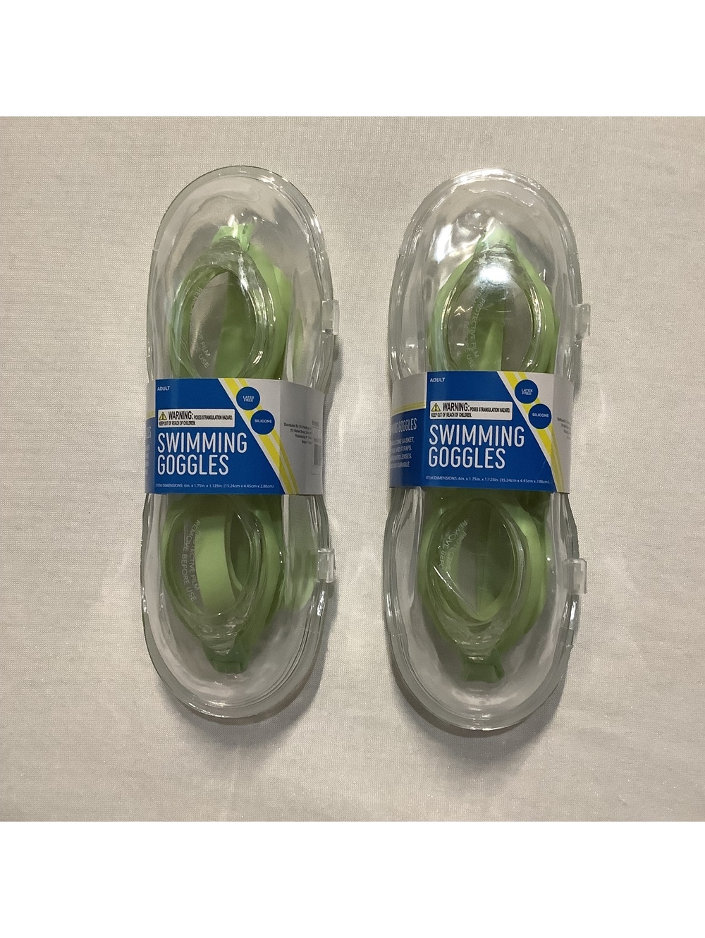 NEW a pair Adult Swimming Goggles in Green